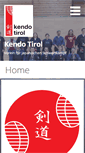 Mobile Screenshot of kendo-tirol.com